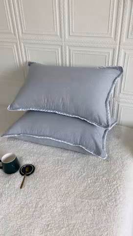 91家纺网 家纺一手货源 找家纺 卡奥家纺 2025新款A类纯棉色织枕套单枕套枕套单件 丰达-兰