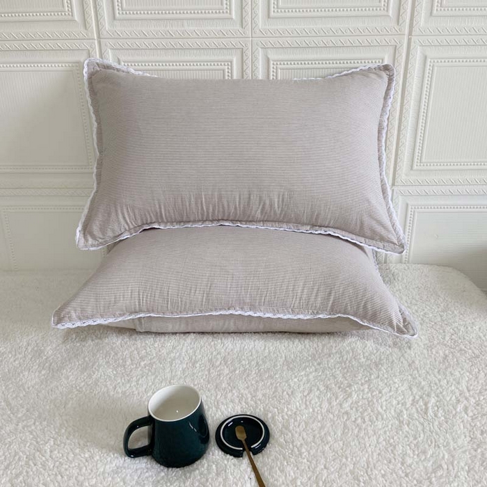 91家纺网 家纺一手货源 找家纺 卡奥家纺 2025新款A类纯棉色织枕套单枕套枕套单件 丰达-米