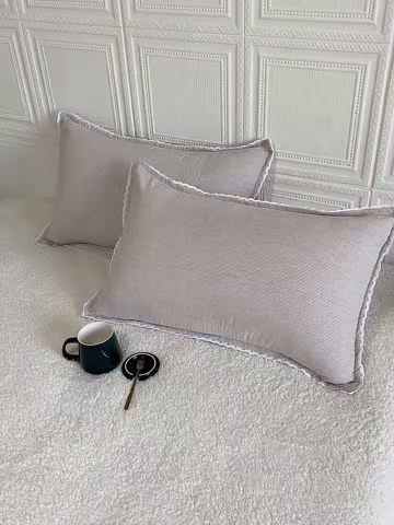 91家纺网 家纺一手货源 找家纺 卡奥家纺 2025新款A类纯棉色织枕套单枕套枕套单件 丰达-米