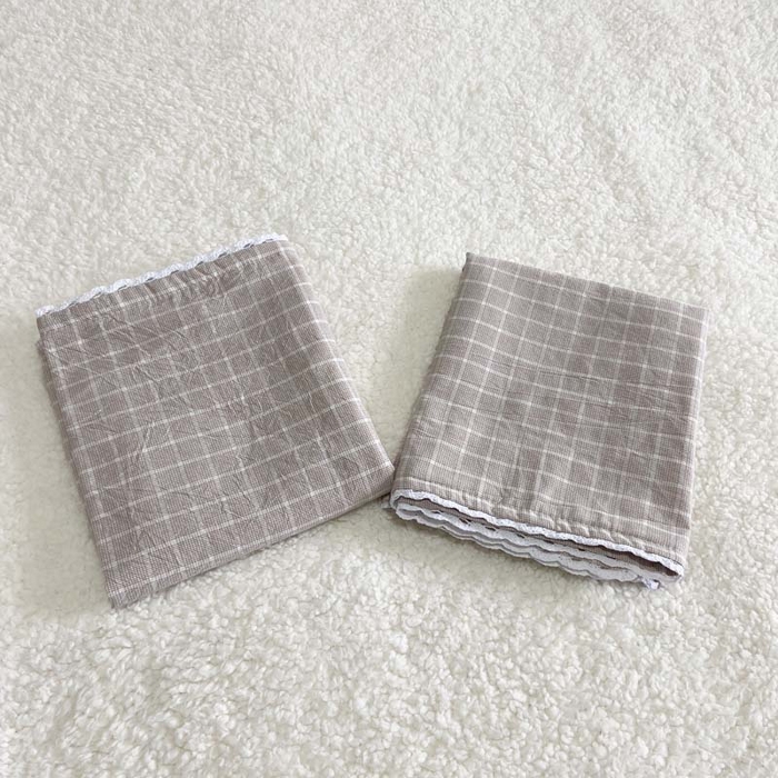 91家纺网 家纺一手货源 找家纺 卡奥家纺 2025新款A类纯棉色织枕套单枕套枕套单件 古驰-米