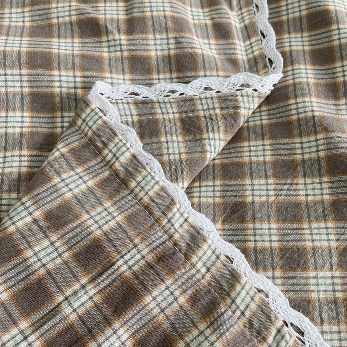 91家纺网 家纺一手货源 找家纺 卡奥家纺 2025新款A类纯棉色织枕套单枕套枕套单件 海盐-灰