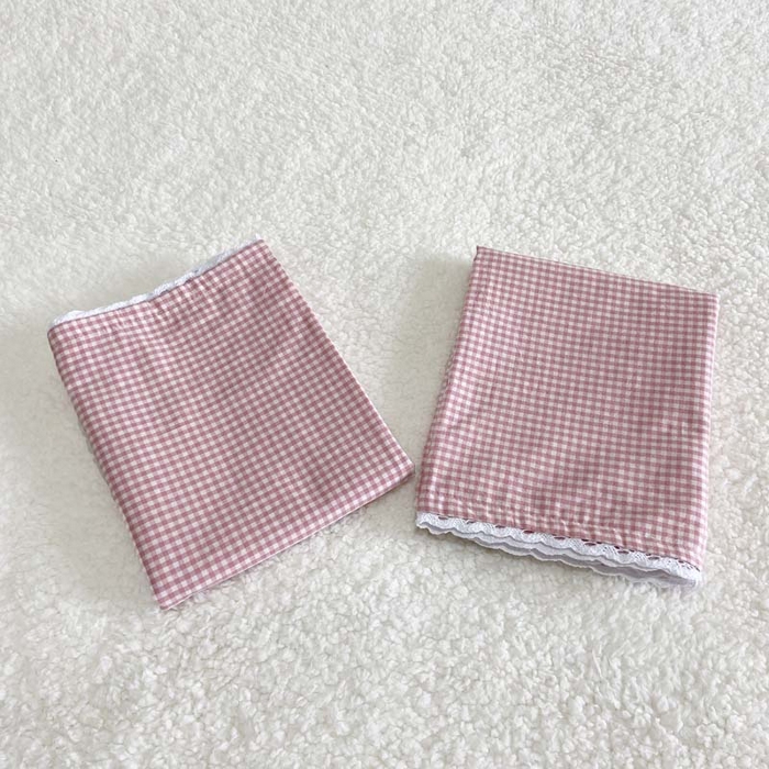 91家纺网 家纺一手货源 找家纺 卡奥家纺 2025新款A类纯棉色织枕套单枕套枕套单件 罗意威-粉