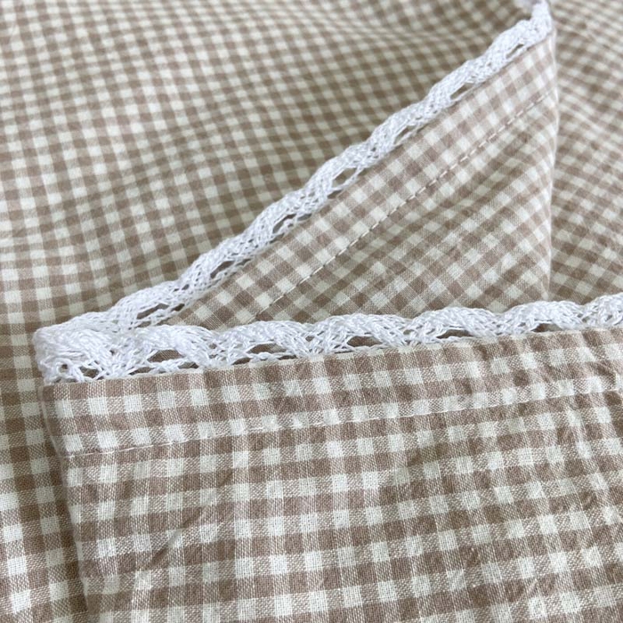 91家纺网 家纺一手货源 找家纺 卡奥家纺 2025新款A类纯棉色织枕套单枕套枕套单件 罗意威-米