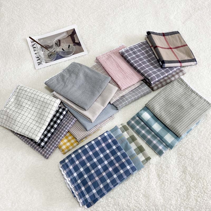 91家纺网 家纺一手货源 找家纺 卡奥家纺 2025新款A类纯棉色织枕套单枕套枕套单件 组合图