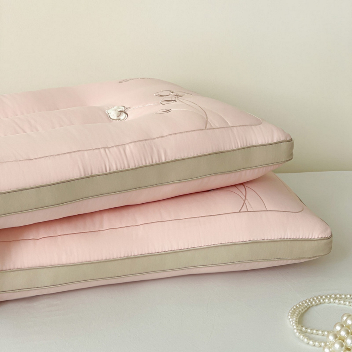 91家纺网 家纺一手货源 找家纺 爱尚家枕芯 2025新款棉花亲肤枕枕头枕芯 粉色