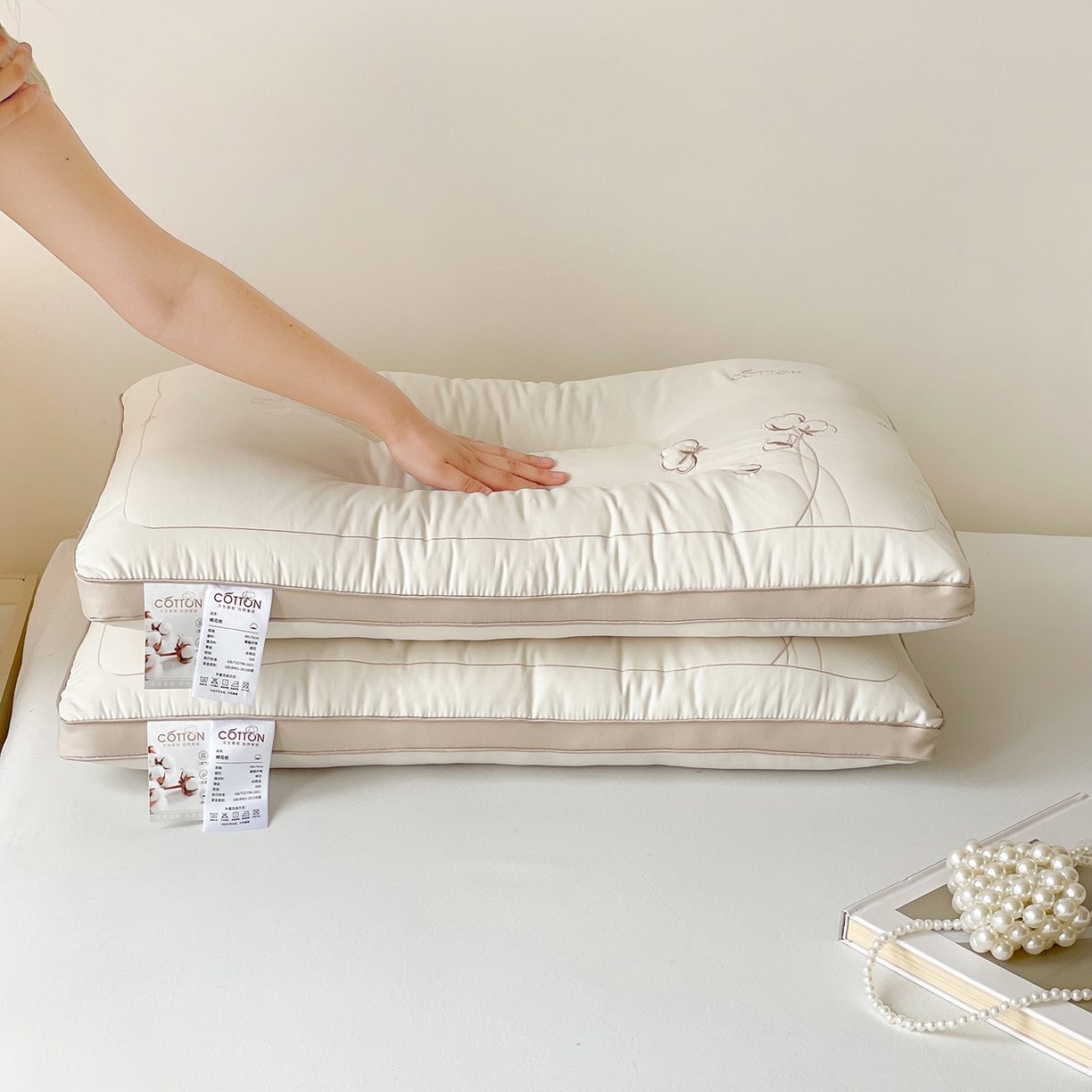 91家纺网 家纺一手货源 找家纺 （总）爱尚家枕芯 2025新款棉花亲肤枕枕头枕芯