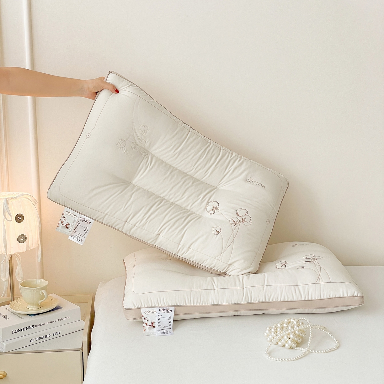 91家纺网 家纺一手货源 找家纺 （总）爱尚家枕芯 2025新款棉花亲肤枕枕头枕芯