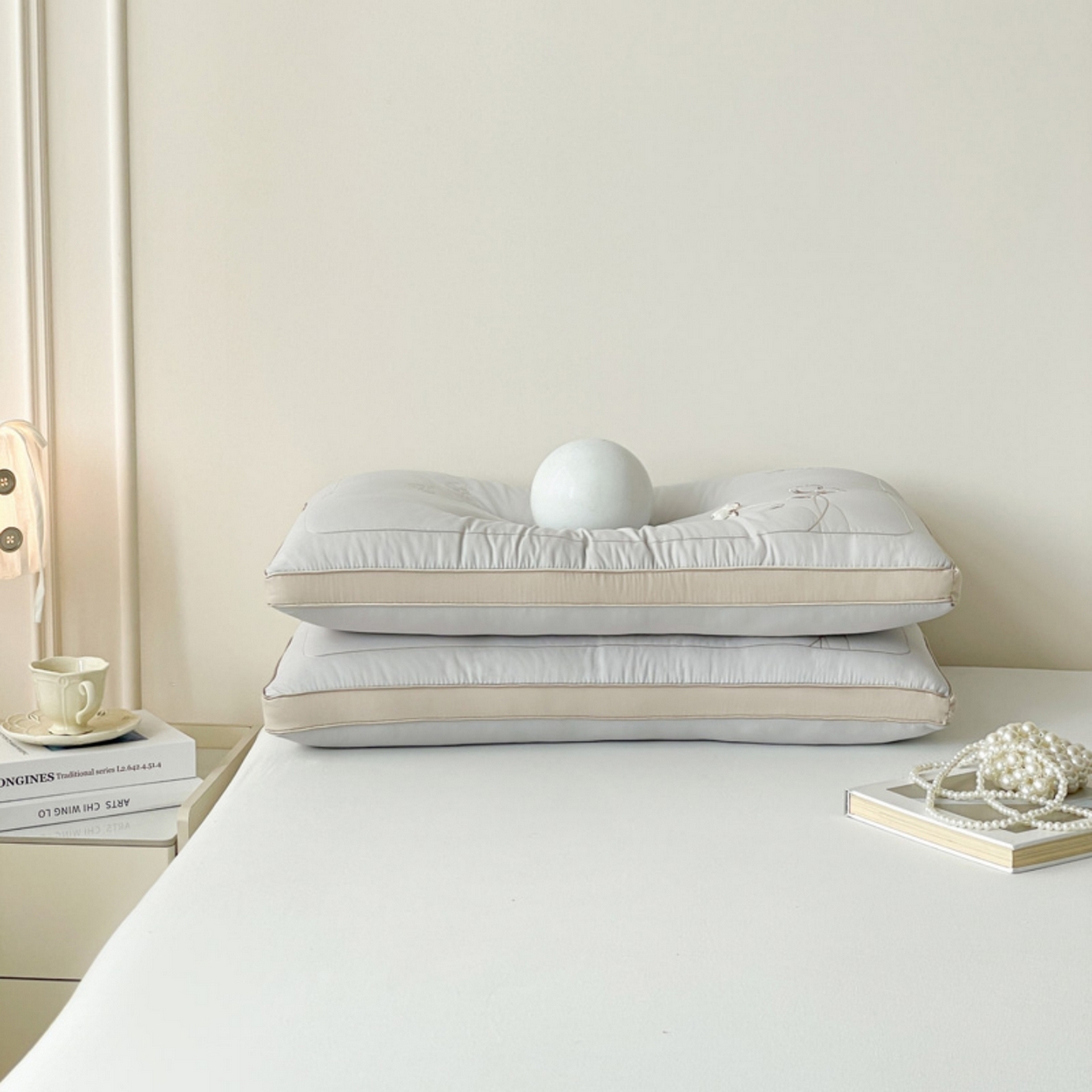 91家纺网 家纺一手货源 找家纺 爱尚家枕芯 2025新款棉花亲肤枕枕头枕芯 灰色