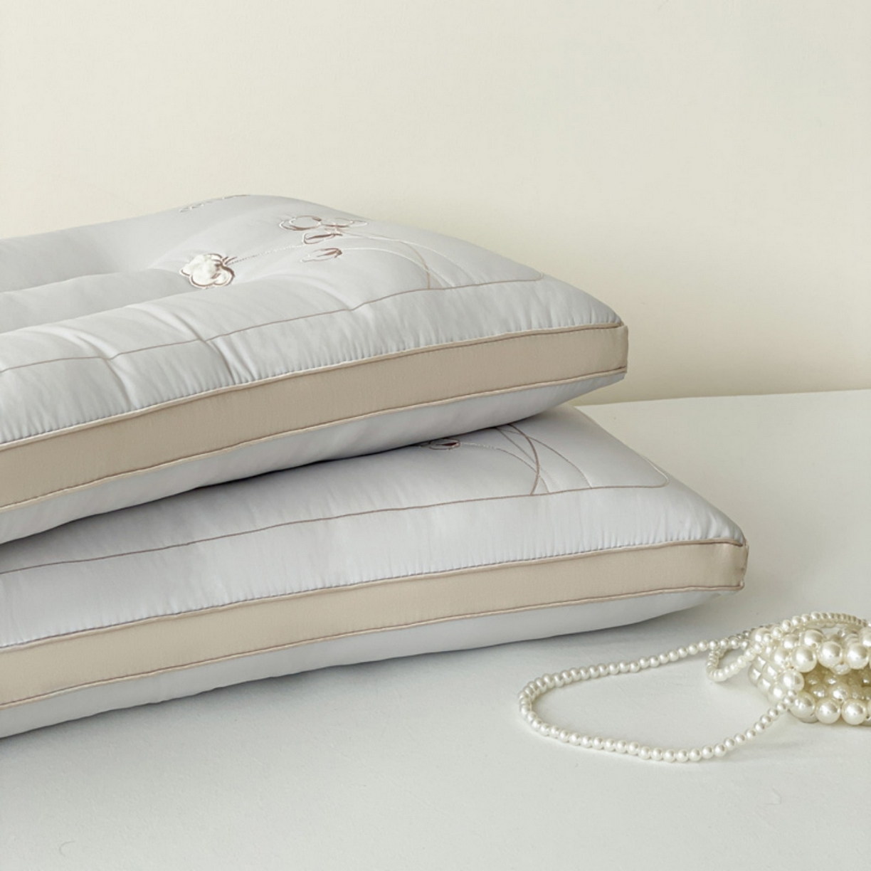 91家纺网 家纺一手货源 找家纺 爱尚家枕芯 2025新款棉花亲肤枕枕头枕芯 灰色