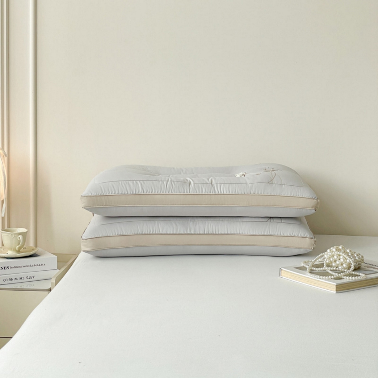 91家纺网 家纺一手货源 找家纺 爱尚家枕芯 2025新款棉花亲肤枕枕头枕芯 灰色