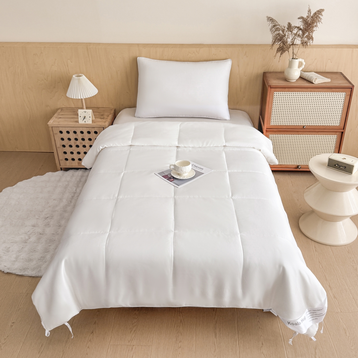 91家纺网 家纺一手货源 找家纺 （总）优姿家纺 2025新款100%天丝棉夏被冬被