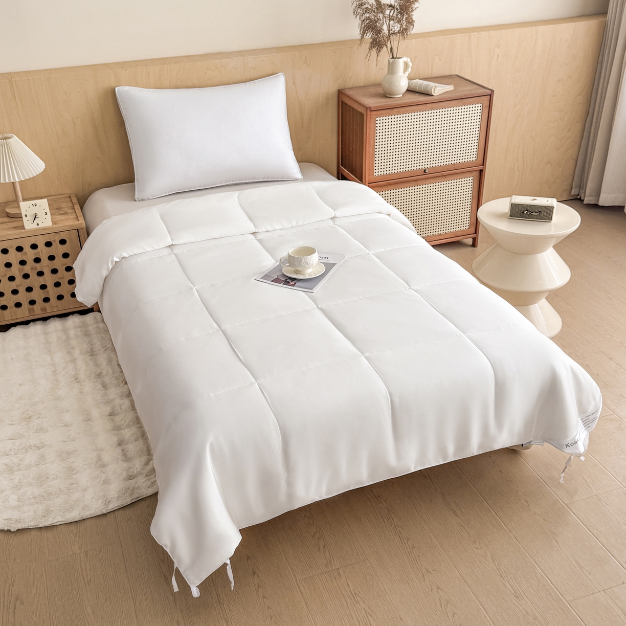 91家纺网 家纺一手货源 找家纺 （总）优姿家纺 2025新款100%天丝棉夏被冬被