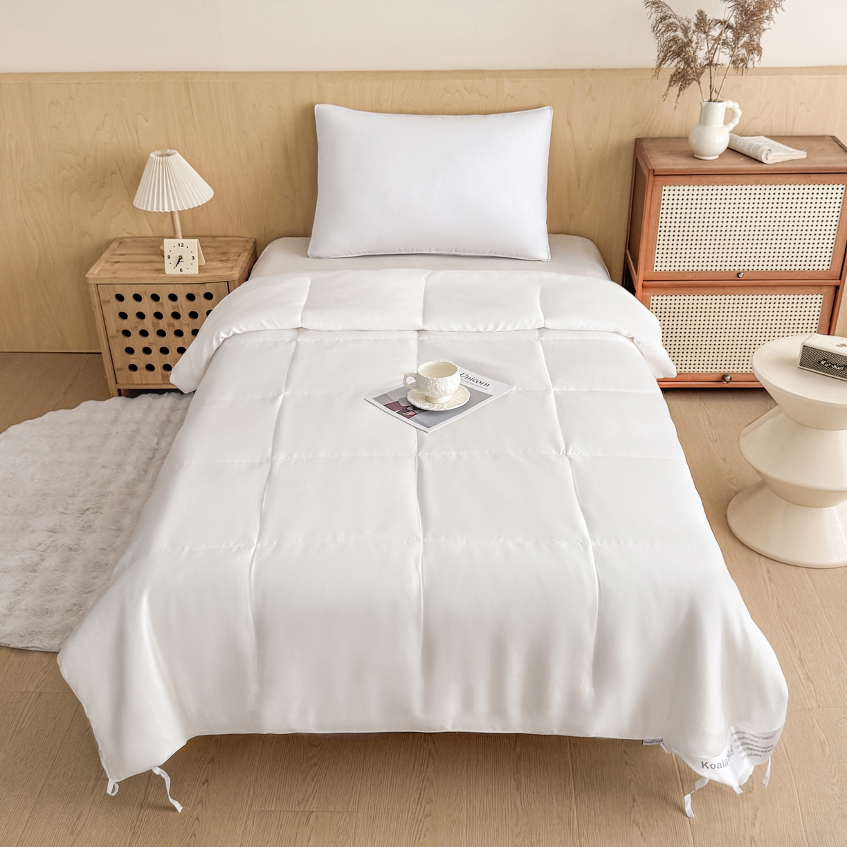 91家纺网 家纺一手货源 找家纺 （总）优姿家纺 2025新款100%天丝棉夏被冬被