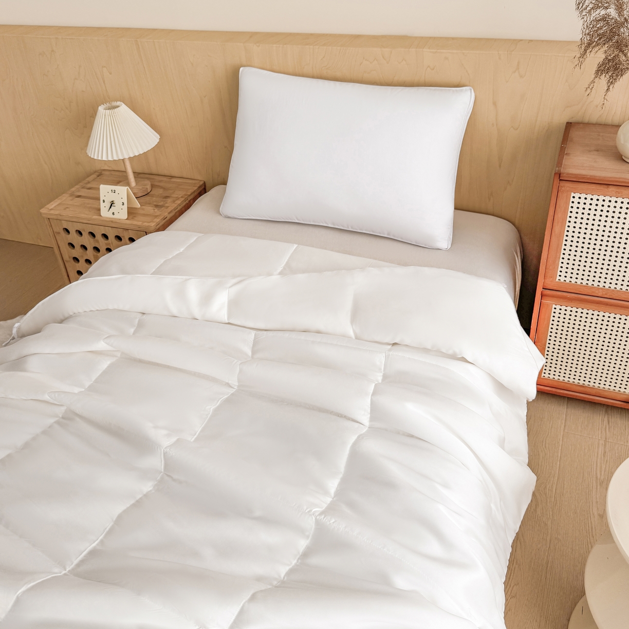 91家纺网 家纺一手货源 找家纺 （总）优姿家纺 2025新款100%天丝棉夏被冬被