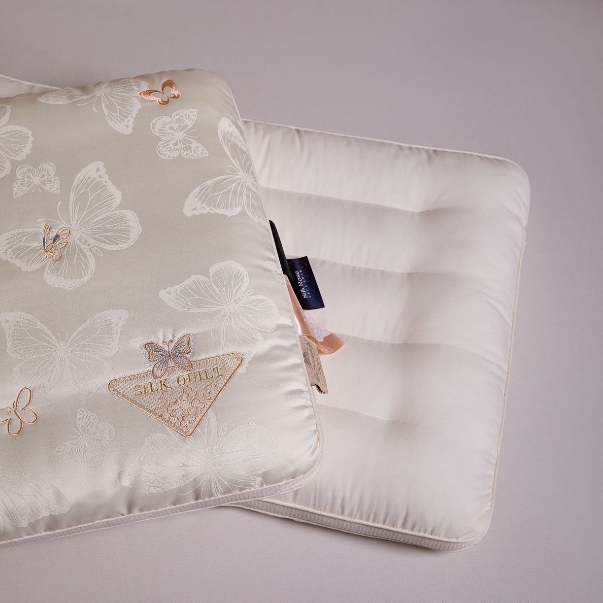 91家纺网 家纺一手货源 找家纺 爱尚家枕芯 2025新款欧式刺绣护颈低枕枕头枕芯 白色