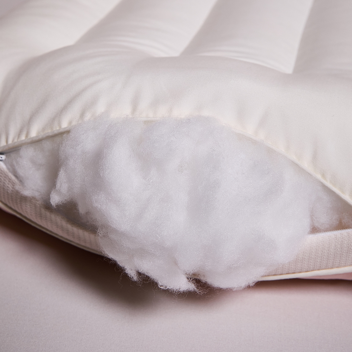 91家纺网 家纺一手货源 找家纺 爱尚家枕芯 2025新款欧式刺绣护颈低枕枕头枕芯 粉色