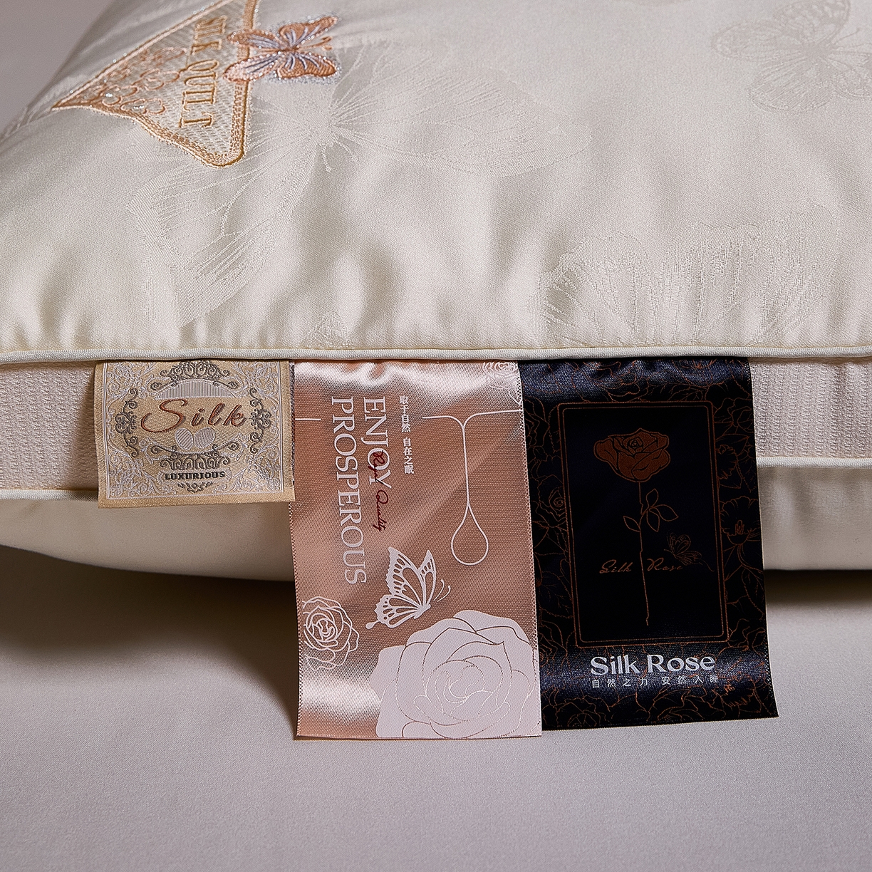 91家纺网 家纺一手货源 找家纺 （总）爱尚家枕芯 2025新款欧式刺绣护颈软枕枕头枕芯