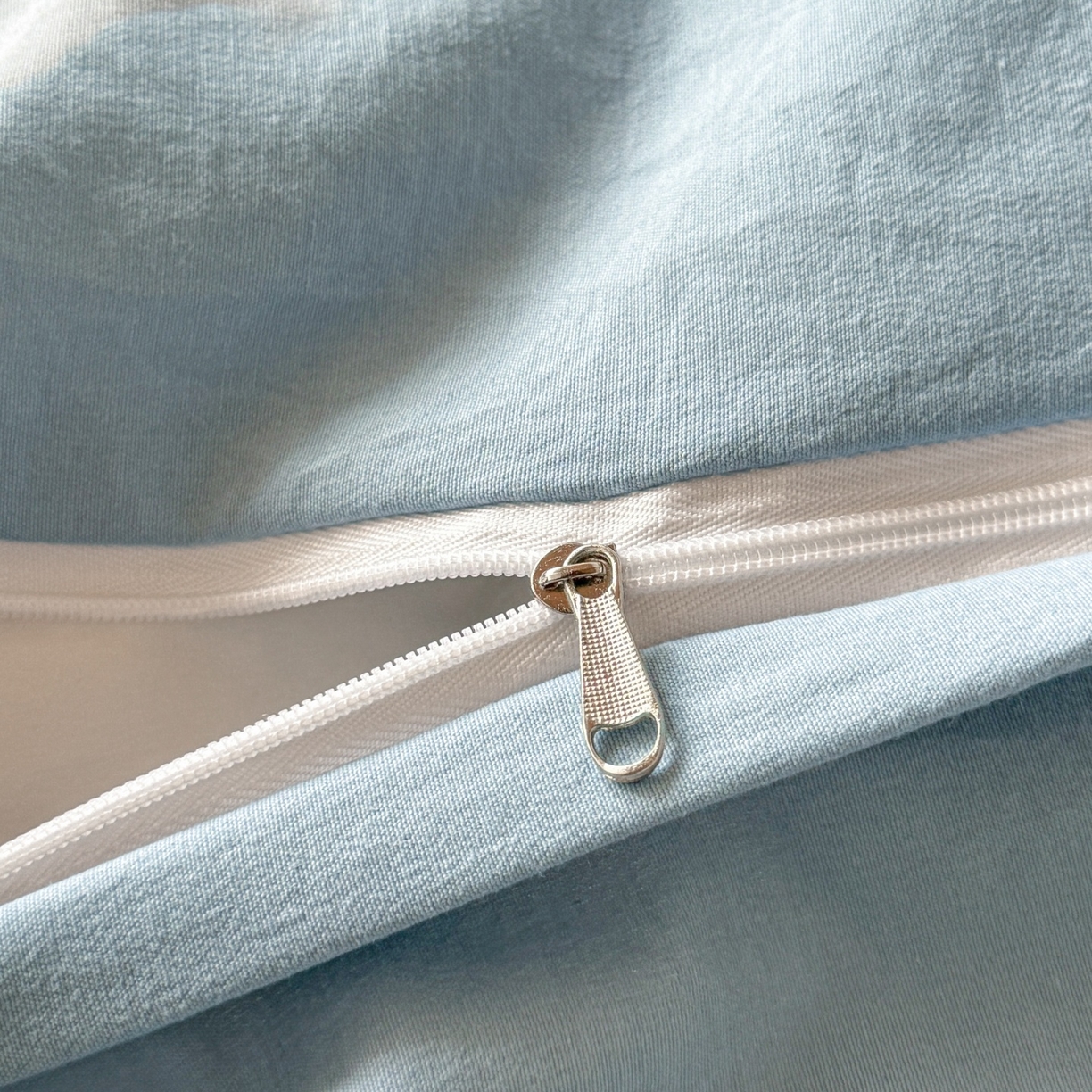 91家纺网 家纺一手货源 找家纺 盛秋家纺 2025新款水洗棉格子学生小三套套件 简约+海清