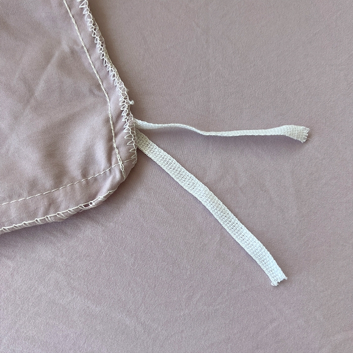 91家纺网 家纺一手货源 找家纺 原素 2025学生季仙女小花卉水洗棉四件套 花团紫