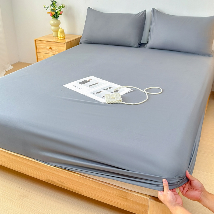 91家纺网 家纺一手货源 找家纺 （总）佑佳家纺 2025年新款铂金棉芦荟棉单床笠，有配套枕套「支持定制各种尺寸」