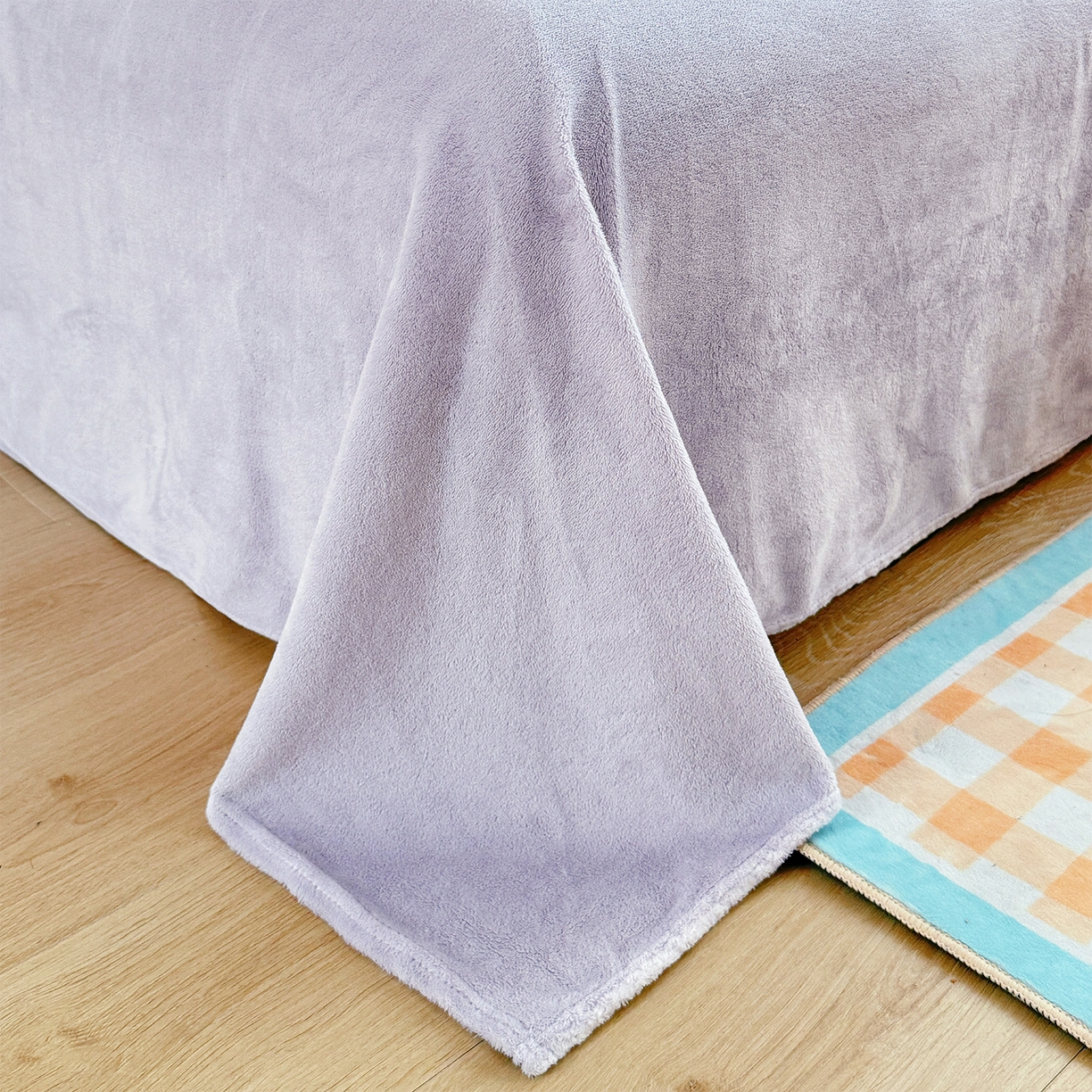 91家纺网 家纺一手货源 找家纺 曼町家居 2025新款雪花绒四件套 甜蜜小熊