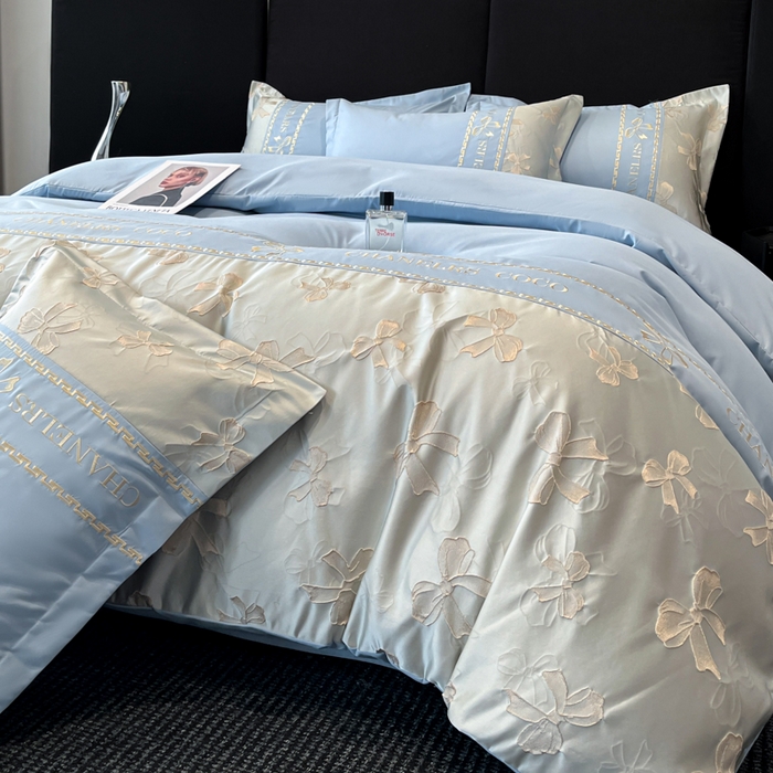 91家纺网 家纺一手货源 找家纺 （总）千希家纺2025新款水洗真丝大花边四件套