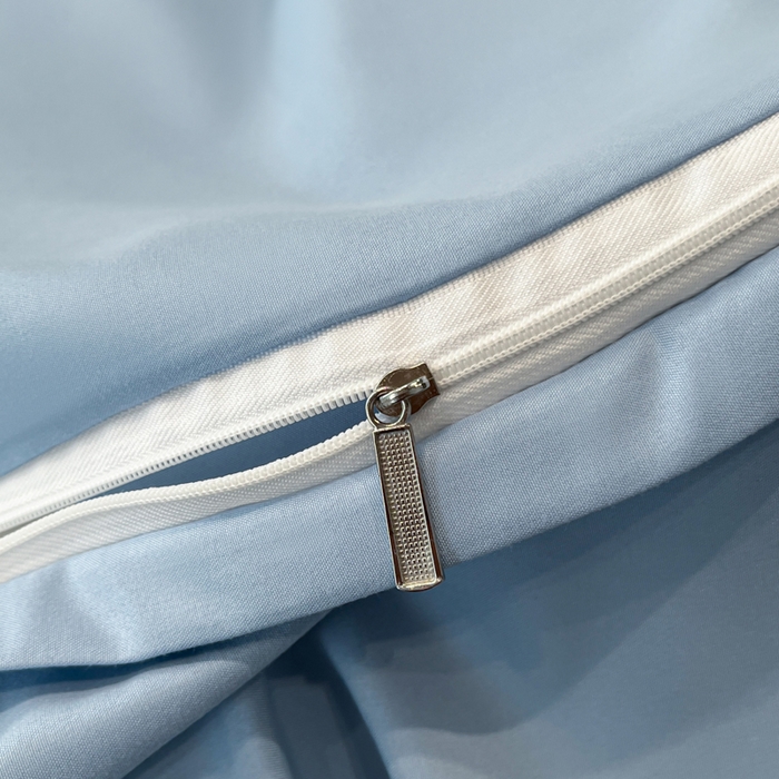 91家纺网 家纺一手货源 找家纺 千希家纺 2025新款彩金浮雕四件套-简奢系列 简奢-星月蓝