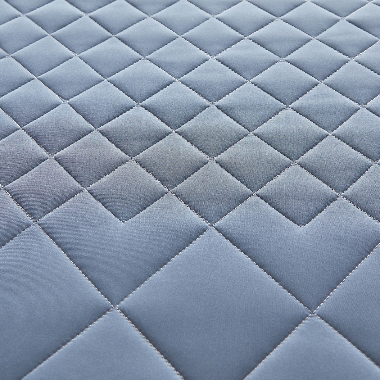 91家纺网 家纺一手货源 找家纺 奇丝雅 2025新款牛奶丝学生宿舍床上下铺专用加厚记忆棉海绵立体乳胶床垫【高密记忆棉】菱格-灰（6公分）