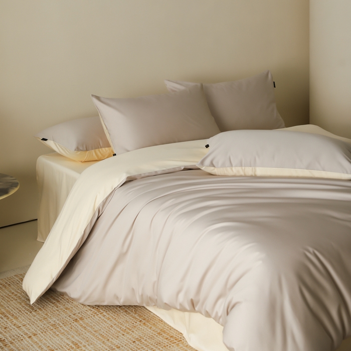 91家纺网 家纺一手货源 找家纺 （总）云栖家居 2025新款全棉纯色长绒棉纯棉单品系列被套单件被套单品-单被套