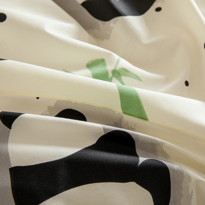 91家纺网 家纺一手货源 找家纺 麦田家纺 2025新款40支13372全棉独版印花吊边床单款四件套（提供买家秀）普通款 盼盼