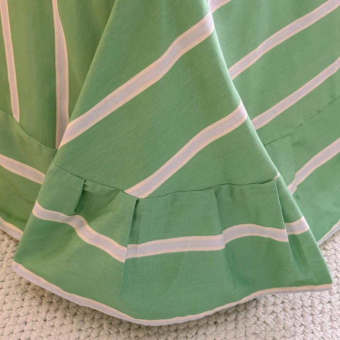 91家纺网 家纺一手货源 找家纺 麦田家纺 2025新款40支13372全棉独版印花吊边床单款四件套（提供买家秀）吊边床单款 小象珊澜