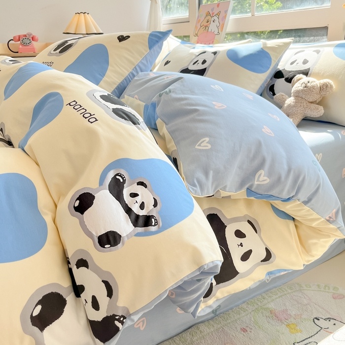 （总）麦田家纺 2025新款花卉全棉印花四件套系列