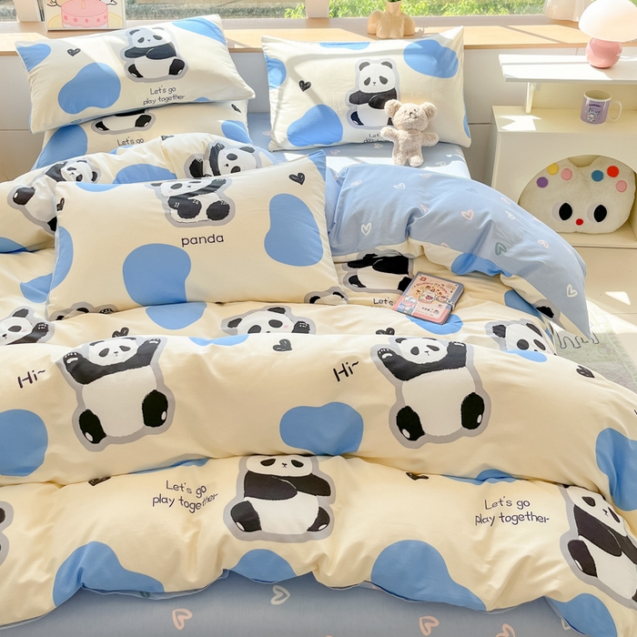 91家纺网 家纺一手货源 找家纺 （总）麦田家纺 2025新款花卉全棉印花四件套系列