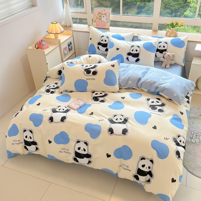 91家纺网 家纺一手货源 找家纺 （总）麦田家纺 2025新款花卉全棉印花四件套系列