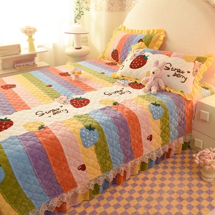 91家纺网 家纺一手货源 找家纺 （总）美达家纺 2025新款牛奶绒榻榻米垫防滑炕垫（可定制）