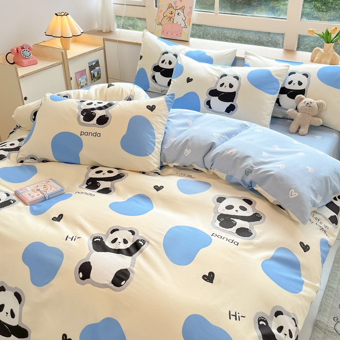 91家纺网 家纺一手货源 找家纺 （总）麦田家纺 2025新款花卉全棉印花四件套系列