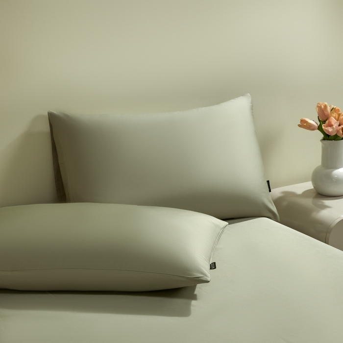 91家纺网 家纺一手货源 找家纺 麦田家纺 2025新款100S长绒棉贡缎纯色四件套（提供买家秀） 木果