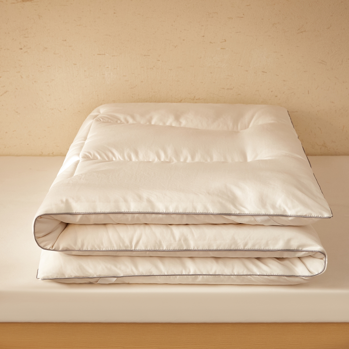 91家纺网 家纺一手货源 找家纺 样样红 2025新款50%棉花床垫 白色