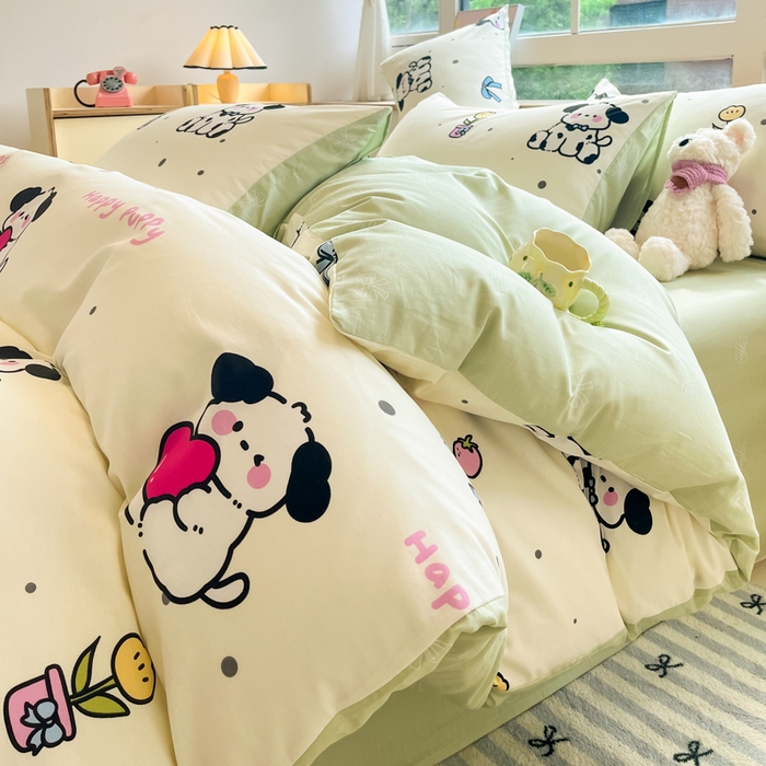 91家纺网 家纺一手货源 找家纺 （总）麦田家纺 2025新款花卉全棉印花四件套系列