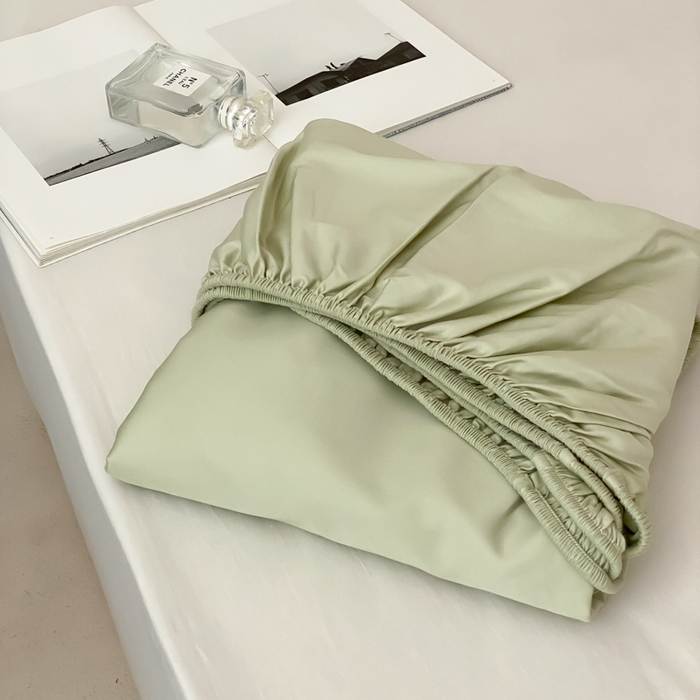 91家纺网 家纺一手货源 找家纺 （总）云栖家居 2025新款全棉纯色长绒棉纯棉单品系列床笠单件床笠单品-单床笠