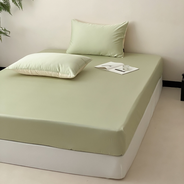 91家纺网 家纺一手货源 找家纺 （总）云栖家居 2025新款全棉纯色长绒棉纯棉单品系列床笠单件床笠单品-单床笠