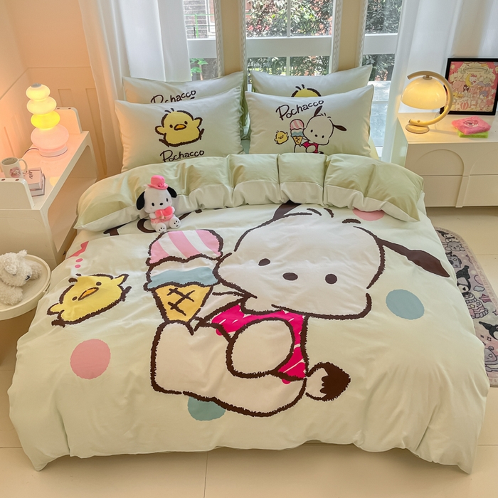 91家纺网 家纺一手货源 找家纺 （总）麦田家纺 2025新款全棉迪士尼大板印花卡通四件套