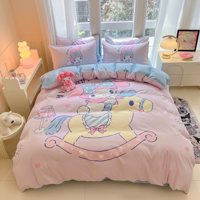 91家纺网 家纺一手货源 找家纺 （总）麦田家纺 2025新款全棉迪士尼大板印花卡通四件套