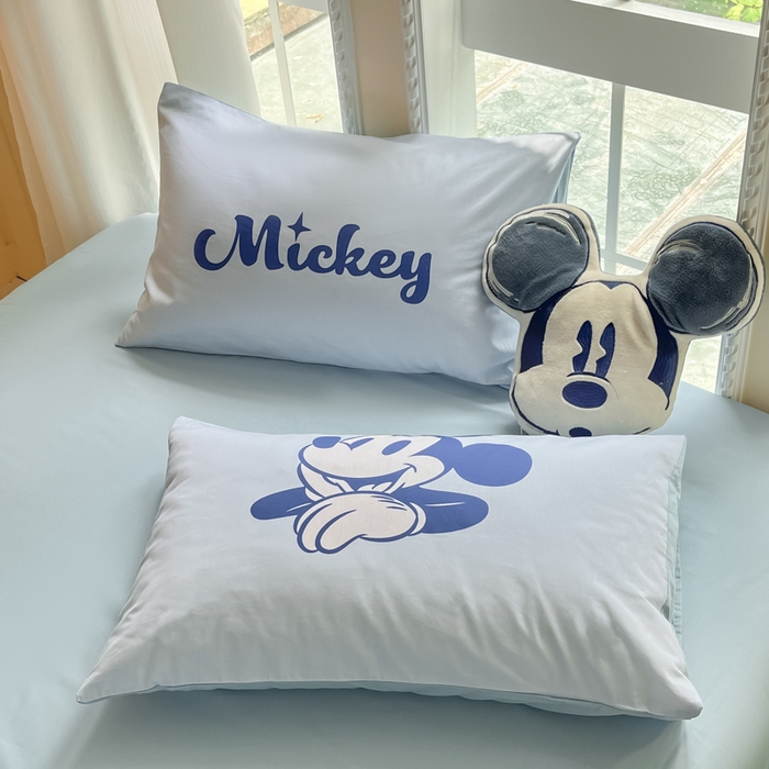 91家纺网 家纺一手货源 找家纺 麦田家纺 2025新款全棉迪士尼大板印花卡通四件套 月光童话