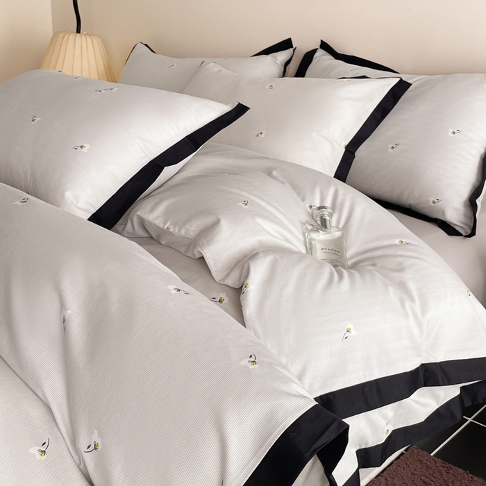 91家纺网 家纺一手货源 找家纺 麦田家纺 2025新款13372全棉花卉系列印花四件套 安夏