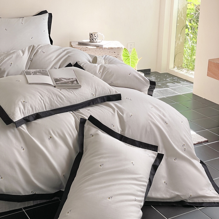 91家纺网 家纺一手货源 找家纺 麦田家纺 2025新款13372全棉花卉系列印花四件套 安夏