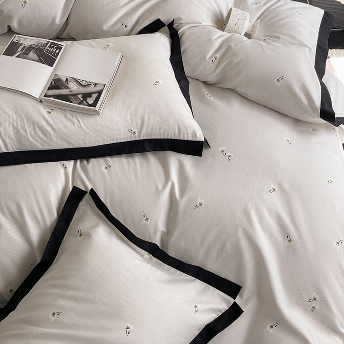 91家纺网 家纺一手货源 找家纺 麦田家纺 2025新款13372全棉花卉系列印花四件套 安夏