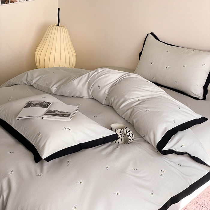 91家纺网 家纺一手货源 找家纺 麦田家纺 2025新款13372全棉花卉系列印花四件套 安夏