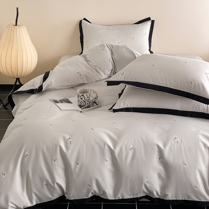 91家纺网 家纺一手货源 找家纺 麦田家纺 2025新款13372全棉花卉系列印花四件套 安夏