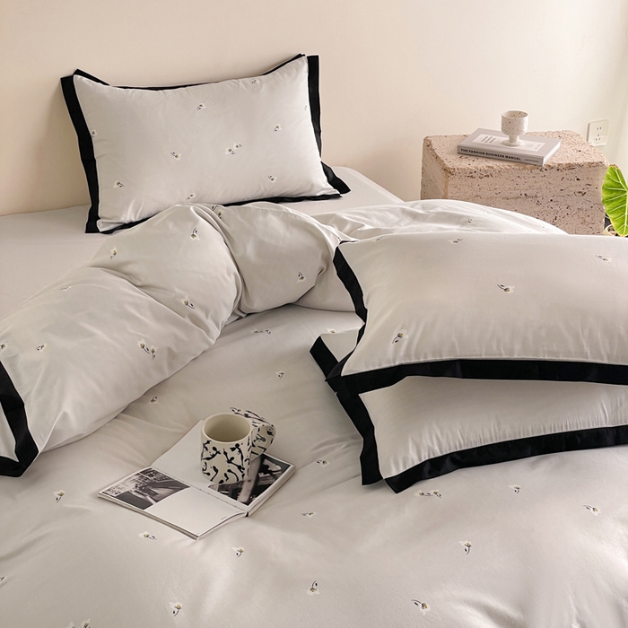 91家纺网 家纺一手货源 找家纺 麦田家纺 2025新款13372全棉花卉系列印花四件套 安夏